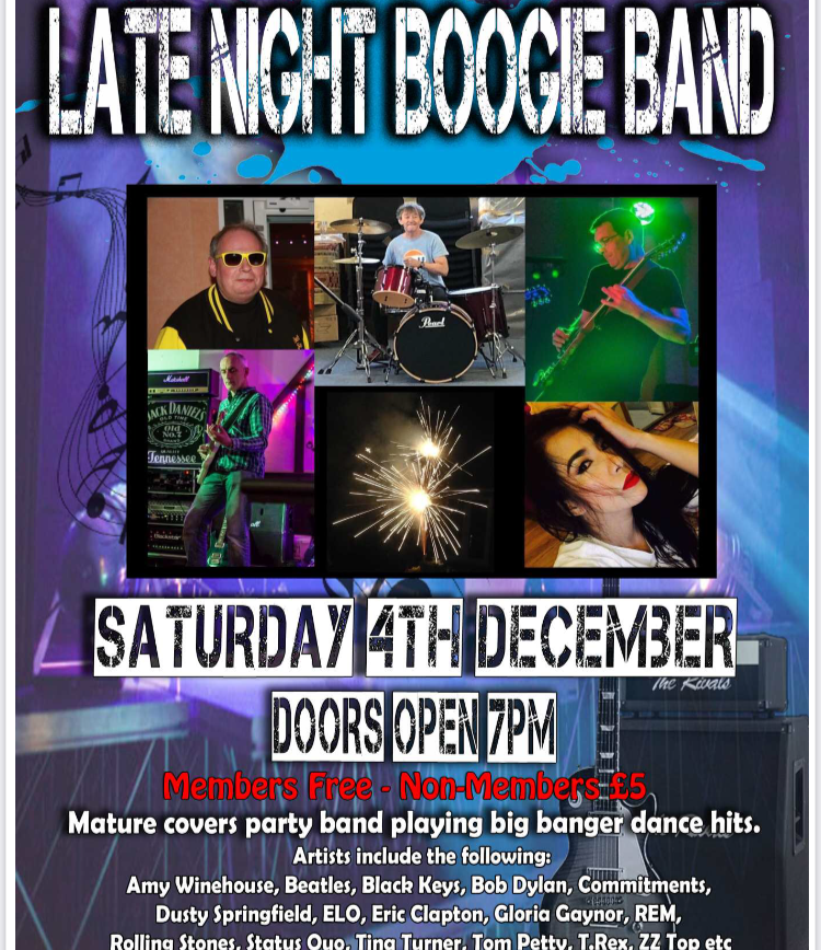 Late Night Boogie Band – Whitchurch Sports & Social Club