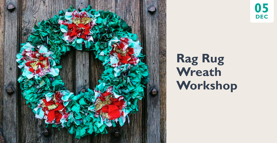 Rag Rug Wreath Workshop – Whitchurch Silk Mill