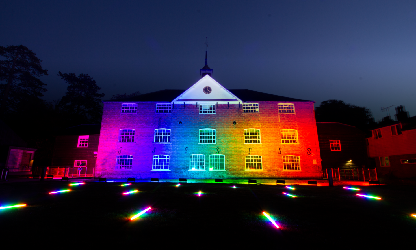 Winter Lights at Whitchurch Silk Mill