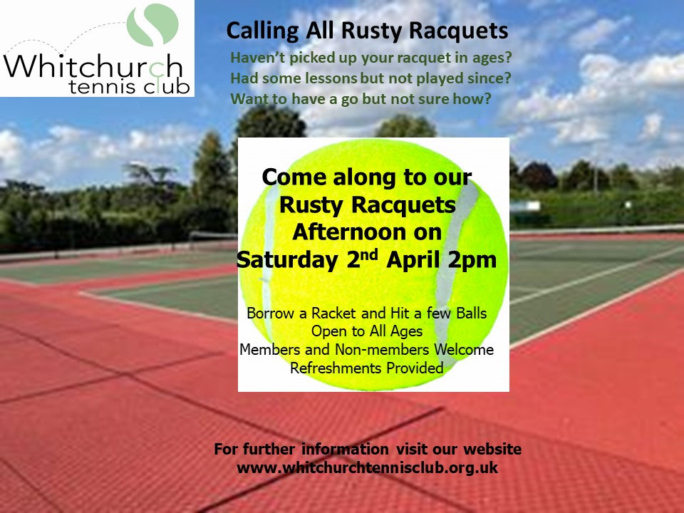 Rusty Racquets Tennis Open Day