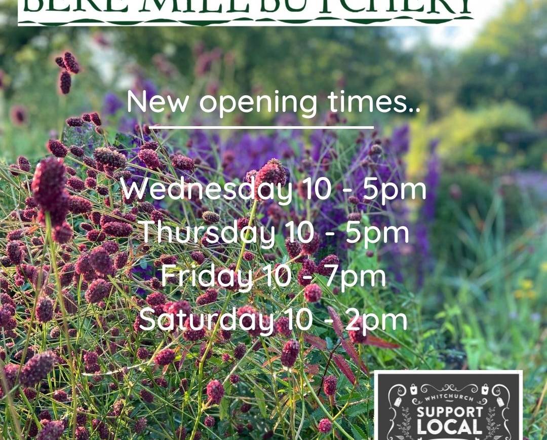 Bere Mill Butchery Announce Extended Opening Times