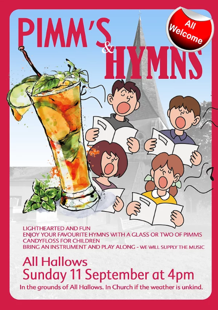 Pimms and Hymns at All Hallows