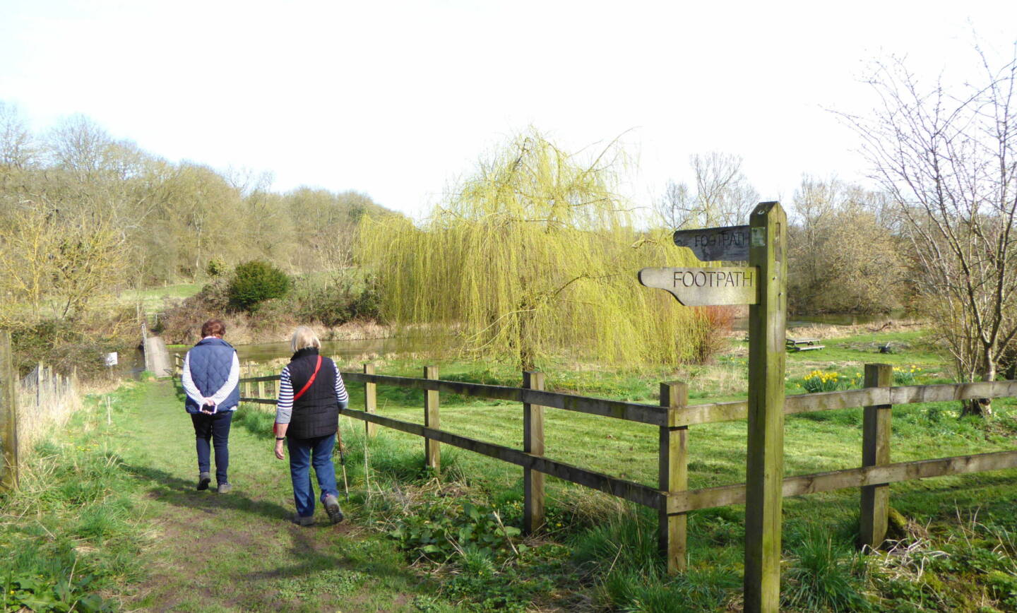 Work Begins on the River Bridge at Tufton