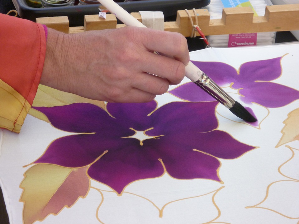 Silk Painting Workshop at the Silk Mill