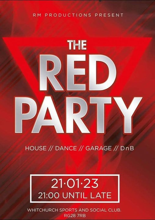 The Red Party at Whitchurch Sports & Social Club