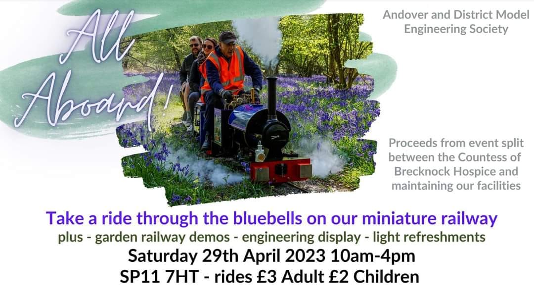 All Aboard! – Miniature Railway Ride Through the Bluebells