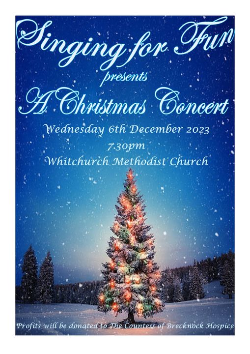 Singing for Fun Xmas Concert in Support of the Countess of Brecknock Hospice