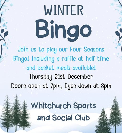 Winter Four Seasons Bingo at the Sports & Social Club