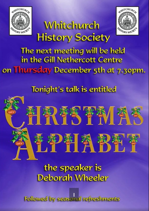 Whitchurch History Society – “Christmas Alphabet”