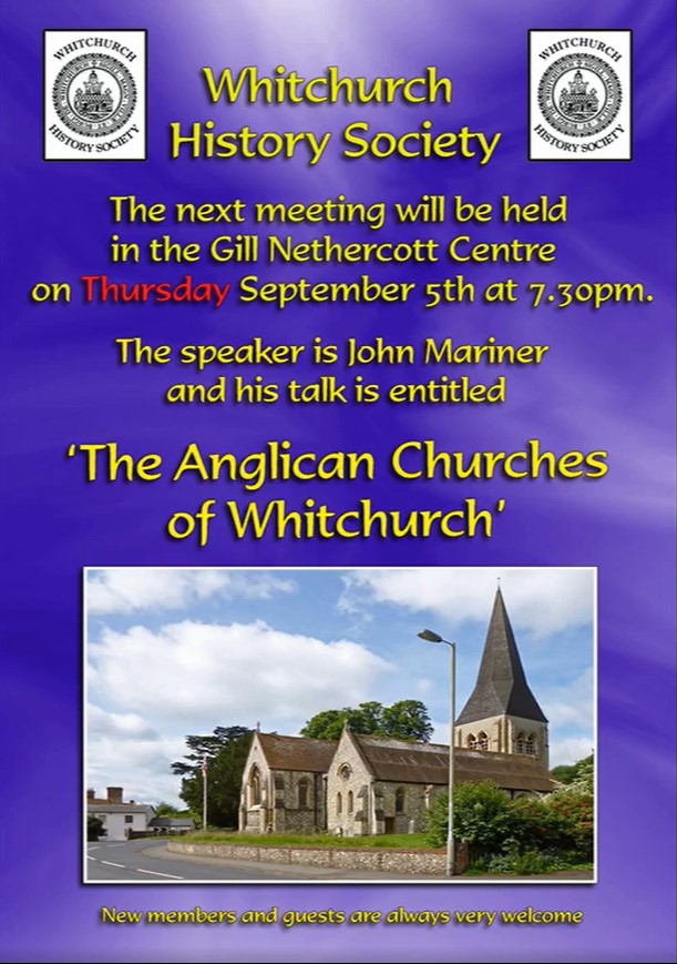 Whitchurch History Society – “The Anglican Churches of Whitchurch”