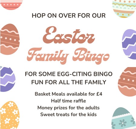 Easter Family Bingo at the Sports & Social Club