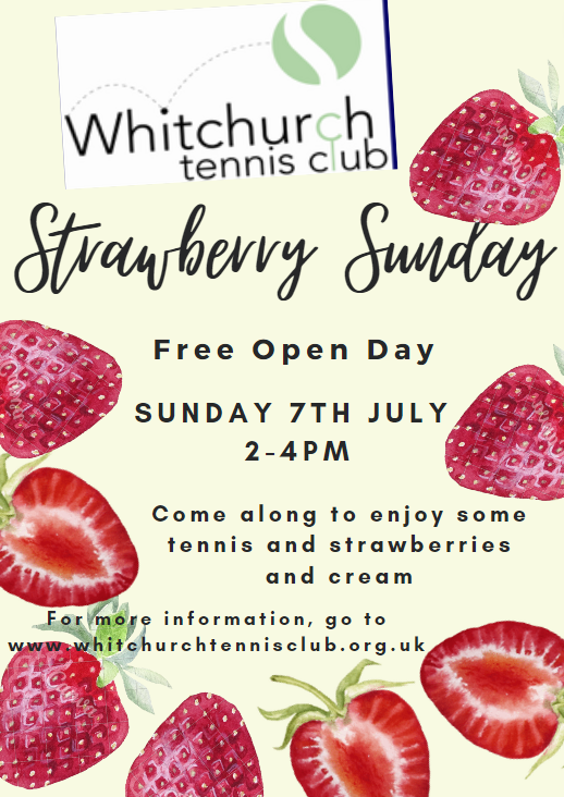 Strawberry Sunday at Whitchurch Tennis Club