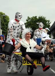 Overton Fancy Dress Wheelbarrow Pub Race