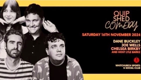 Quip Shed Comedy – Live at Whitchurch Sports & Social Club