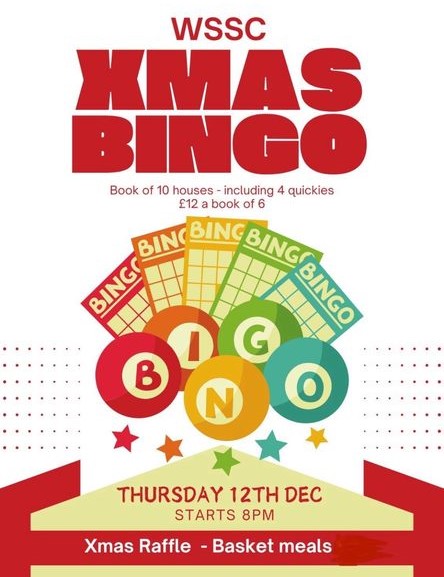 Xmas Bingo at the Sports & Social Club