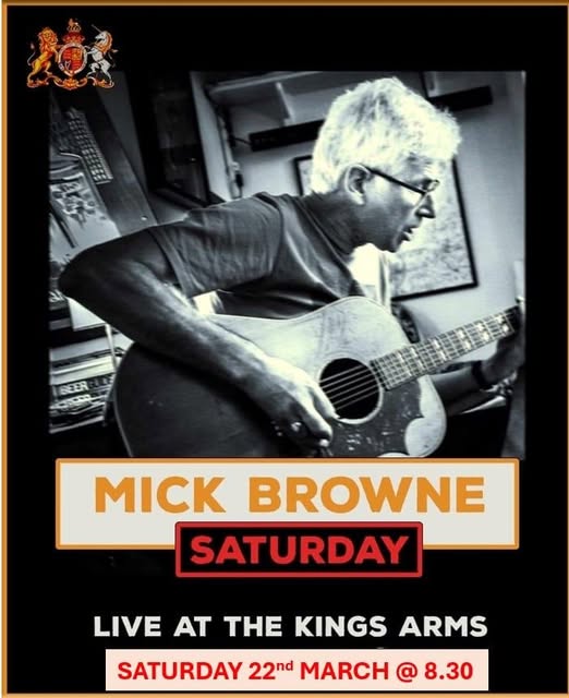 Mick Browne’s Tunes Through the Decades – Kings Arms Whitchurch