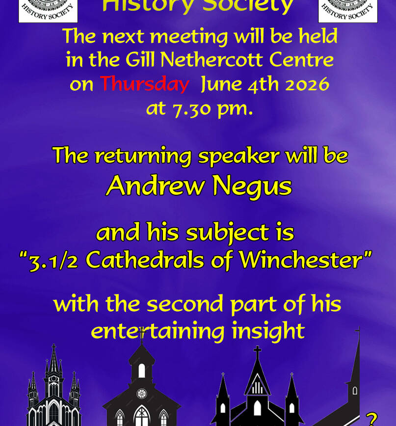 Whitchurch History Society – “3 1/2 Cathedrals of Winchester Part II “